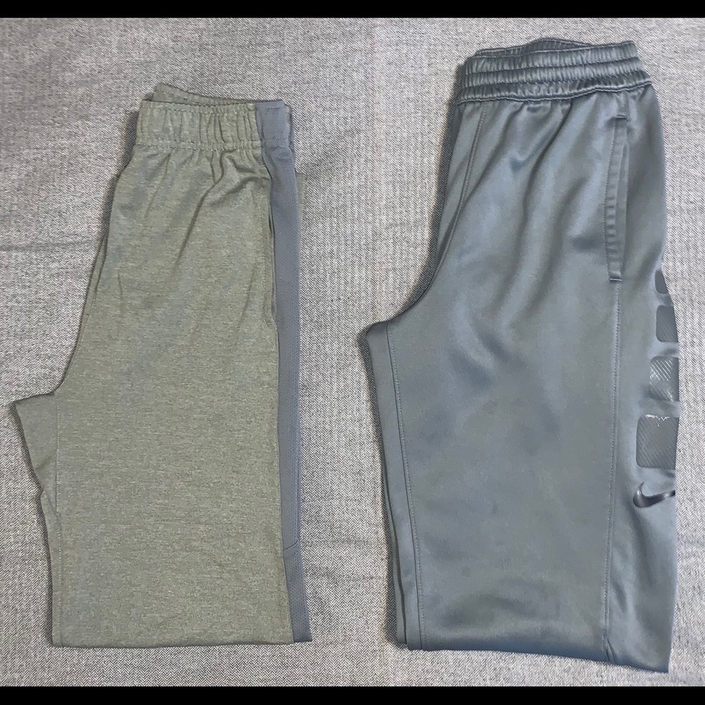 Nike Dri-Fit Elite Athletic Pants Large Gray